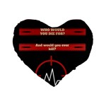 Twenty One Pilots Album Lyrics Standard 16  Premium Flano Heart Shape Cushion 