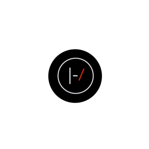 Twenty One Pilots Band Logo 1  Mini Button from ArtsNow.com Front