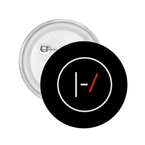 Twenty One Pilots Band Logo 2.25  Button from ArtsNow.com Front