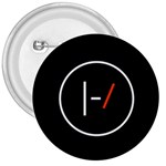 Twenty One Pilots Band Logo 3  Button