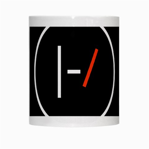 Twenty One Pilots Band Logo White Mug from ArtsNow.com Center