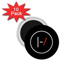 Twenty One Pilots Band Logo 1.75  Magnet (10 pack) 