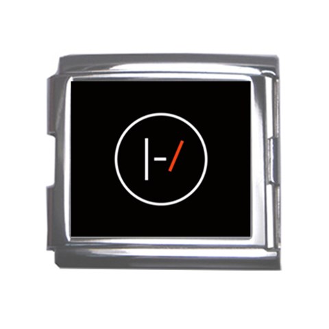 Twenty One Pilots Band Logo Mega Link Italian Charm (18mm) from ArtsNow.com Front