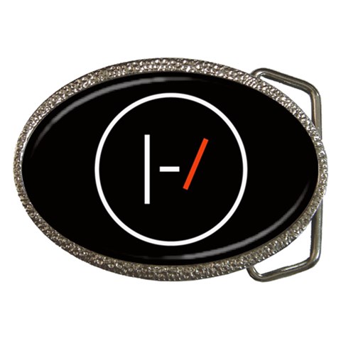 Twenty One Pilots Band Logo Belt Buckle from ArtsNow.com Front