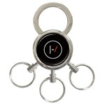 Twenty One Pilots Band Logo 3-Ring Key Chain