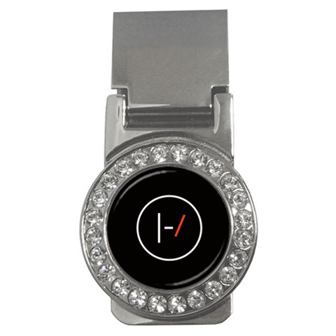 Twenty One Pilots Band Logo Money Clip (CZ) from ArtsNow.com Front