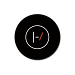 Twenty One Pilots Band Logo Magnet 3  (Round)