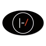 Twenty One Pilots Band Logo Magnet (Oval)