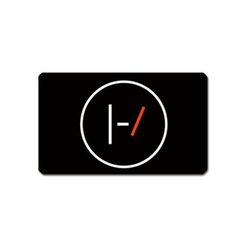 Twenty One Pilots Band Logo Magnet (Name Card) from ArtsNow.com Front