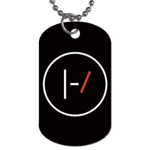 Twenty One Pilots Band Logo Dog Tag (Two Sides) from ArtsNow.com Front