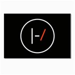 Twenty One Pilots Band Logo Postcard 5  x 7 