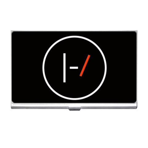 Twenty One Pilots Band Logo Business Card Holder from ArtsNow.com Front