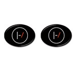 Twenty One Pilots Band Logo Cufflinks (Oval)