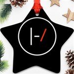 Twenty One Pilots Band Logo Star Ornament (Two Sides)