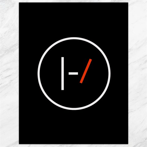 Twenty One Pilots Band Logo Canvas 12  x 16  from ArtsNow.com 11.86 x15.41  Canvas - 1