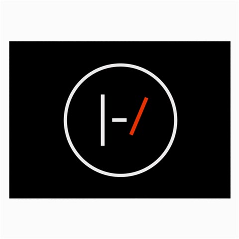 Twenty One Pilots Band Logo Large Glasses Cloth (2 Sides) from ArtsNow.com Front