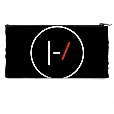 Twenty One Pilots Band Logo Pencil Case from ArtsNow.com Back