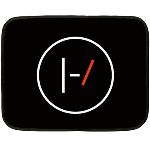 Twenty One Pilots Band Logo Double Sided Fleece Blanket (Mini) from ArtsNow.com 35 x27  Blanket Front