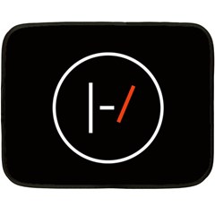 Twenty One Pilots Band Logo Double Sided Fleece Blanket (Mini) from ArtsNow.com 35 x27  Blanket Back
