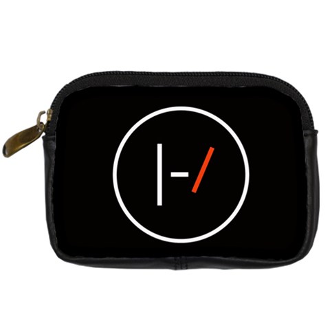 Twenty One Pilots Band Logo Digital Camera Leather Case from ArtsNow.com Front
