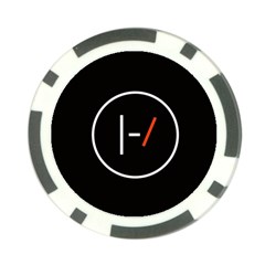 Twenty One Pilots Band Logo Poker Chip Card Guard (10 pack) from ArtsNow.com Back