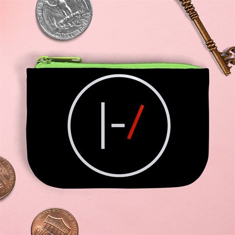 Twenty One Pilots Band Logo Mini Coin Purse from ArtsNow.com Front
