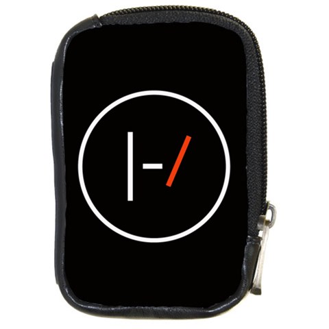 Twenty One Pilots Band Logo Compact Camera Leather Case from ArtsNow.com Front