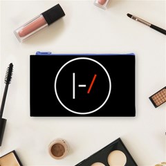 Twenty One Pilots Band Logo Cosmetic Bag (Small) from ArtsNow.com Front