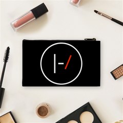 Twenty One Pilots Band Logo Cosmetic Bag (Small) from ArtsNow.com Back