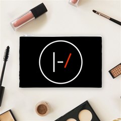 Twenty One Pilots Band Logo Cosmetic Bag (Medium) from ArtsNow.com Front