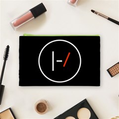 Twenty One Pilots Band Logo Cosmetic Bag (Medium) from ArtsNow.com Front