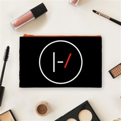 Twenty One Pilots Band Logo Cosmetic Bag (Medium) from ArtsNow.com Front