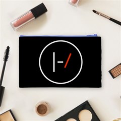 Twenty One Pilots Band Logo Cosmetic Bag (Medium) from ArtsNow.com Back
