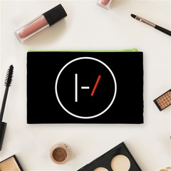 Twenty One Pilots Band Logo Cosmetic Bag (Medium) from ArtsNow.com Back