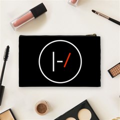 Twenty One Pilots Band Logo Cosmetic Bag (Medium) from ArtsNow.com Back
