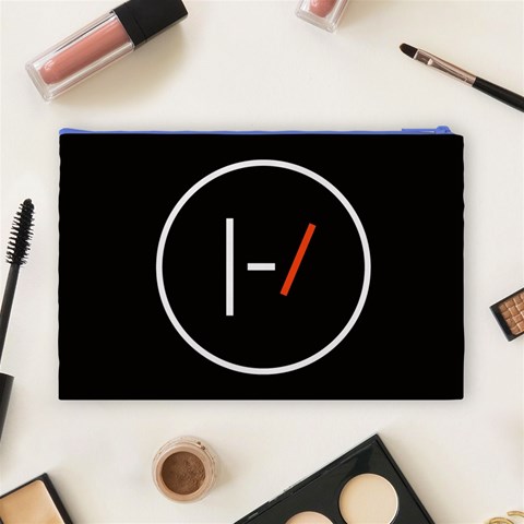 Twenty One Pilots Band Logo Cosmetic Bag (Large) from ArtsNow.com Back