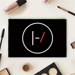 Twenty One Pilots Band Logo Cosmetic Bag (Large) from ArtsNow.com Back