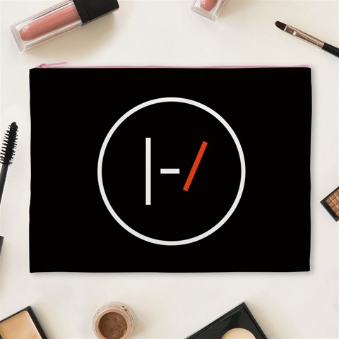 Twenty One Pilots Band Logo Cosmetic Bag (XL) from ArtsNow.com Front