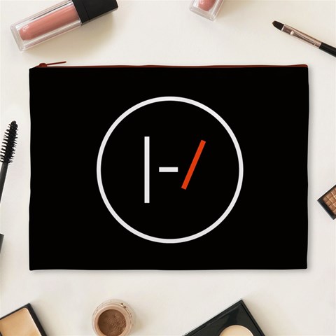 Twenty One Pilots Band Logo Cosmetic Bag (XL) from ArtsNow.com Front