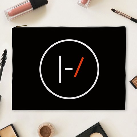 Twenty One Pilots Band Logo Cosmetic Bag (XL) from ArtsNow.com Front