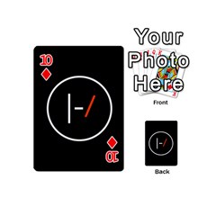 Twenty One Pilots Band Logo Playing Cards 54 (Mini) from ArtsNow.com Front - Diamond10