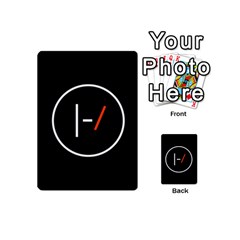 Twenty One Pilots Band Logo Playing Cards 54 (Mini) from ArtsNow.com Back