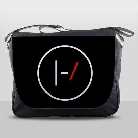 Twenty One Pilots Band Logo Messenger Bag from ArtsNow.com Front