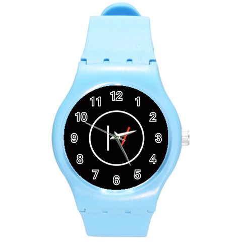 Twenty One Pilots Band Logo Round Plastic Sport Watch (M) from ArtsNow.com Front