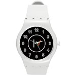 Twenty One Pilots Band Logo Round Plastic Sport Watch (M)