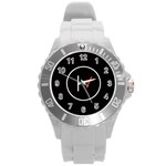 Twenty One Pilots Band Logo Round Plastic Sport Watch (L)