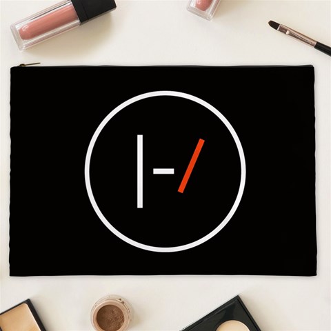 Twenty One Pilots Band Logo Cosmetic Bag (XXL) from ArtsNow.com Front