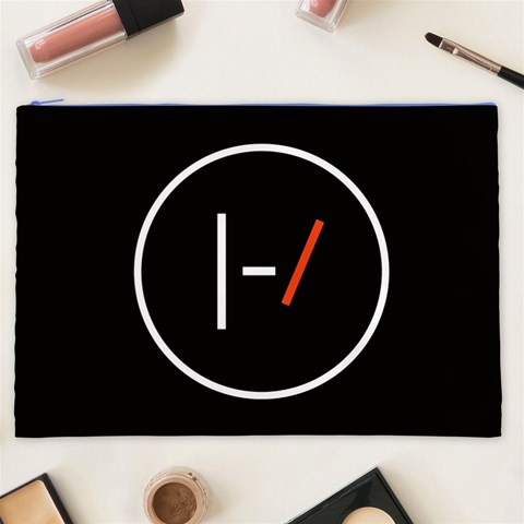 Twenty One Pilots Band Logo Cosmetic Bag (XXL) from ArtsNow.com Front