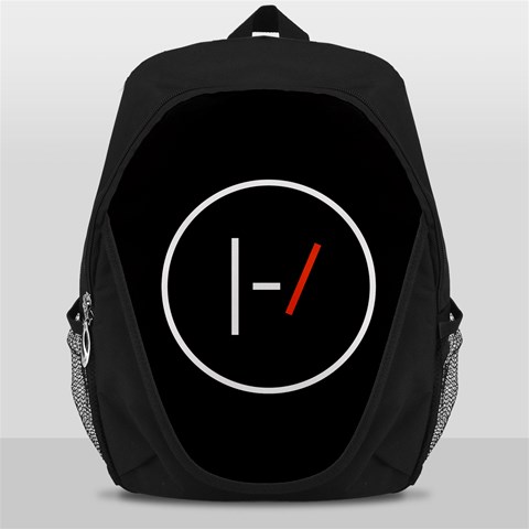 Twenty One Pilots Band Logo Backpack Bag from ArtsNow.com Front
