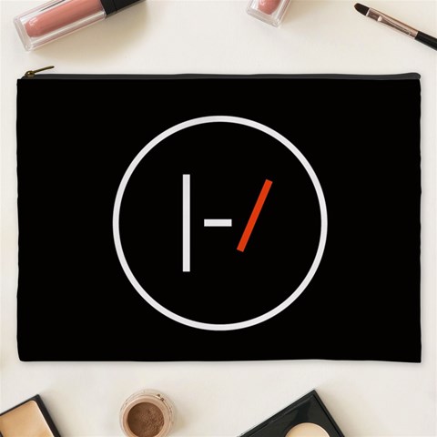 Twenty One Pilots Band Logo Cosmetic Bag (XXXL) from ArtsNow.com Front